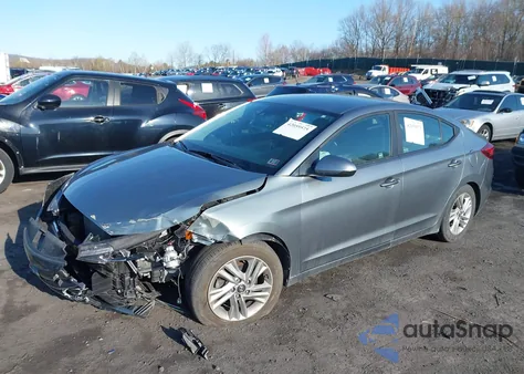2019 Hyundai Elantra Sel from USA, damaged, VIN KMHD84LF3KU741087